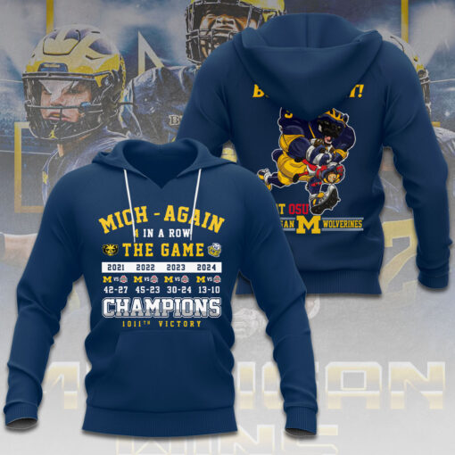 Michigan Wolverines Hoodie OVERSIZEDTEE 35