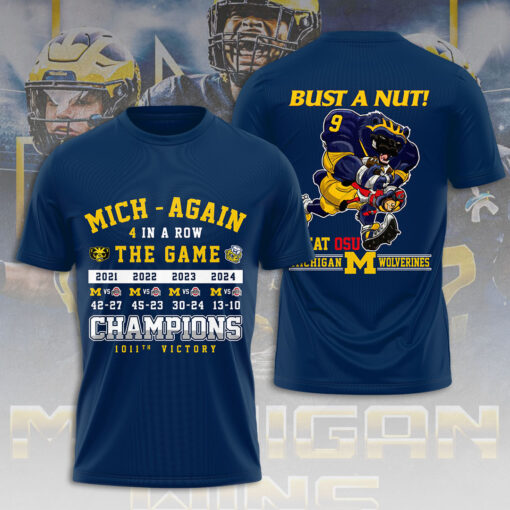 Michigan Wolverines T shirt OVERSIZEDTEE 35