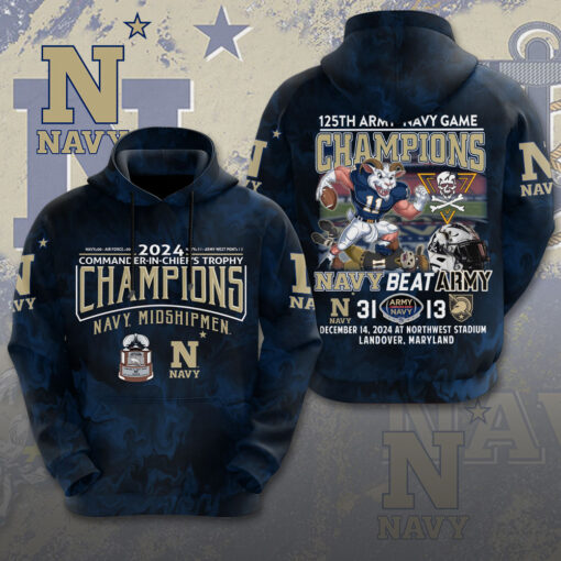 Navy Midshipmen football Hoodie OVERSIZEDTEE 54