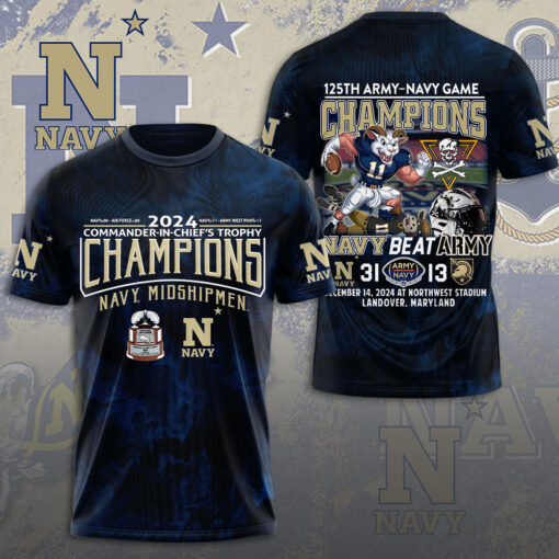 Navy Midshipmen football T shirt OVERSIZEDTEE 54