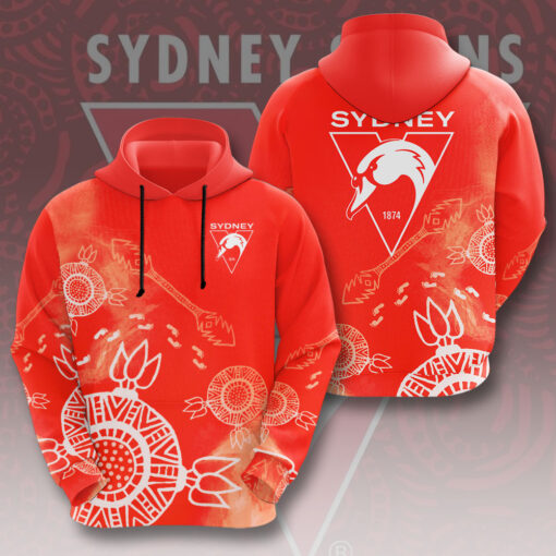 Sydney Swans Hoodie OVERSIZEDTEE 32