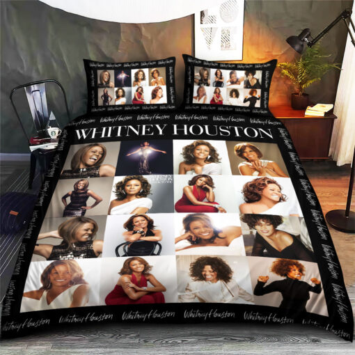 Whitney Houston bedding set duvet cover pillow shams OVERSIZEDTEE 39 02