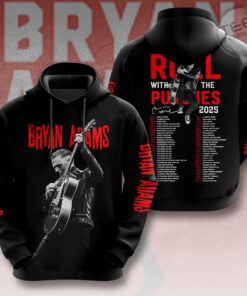 Bryan Adams Roll with the Punches Hoodie OVERSIZEDTEE 83