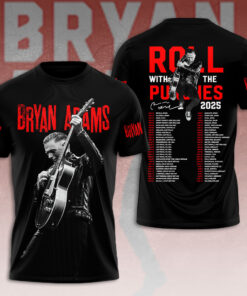 Bryan Adams Roll with the Punches T shirt OVERSIZEDTEE 83