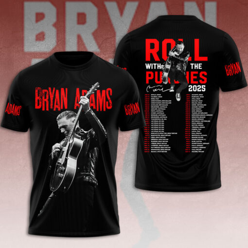 Bryan Adams Roll with the Punches T shirt OVERSIZEDTEE 83