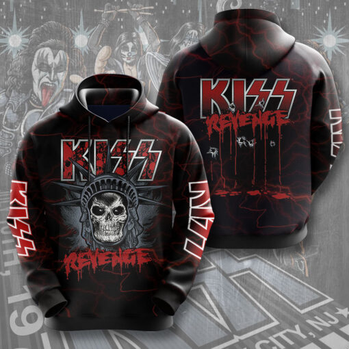 Kiss Band Revenge Hoodie OVERSIZEDTEE 81