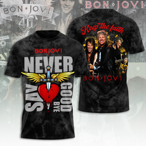 Never Say Goodbye Bon Jovi T shirt OVERSIZEDTEE 79