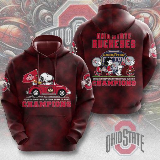 Peanuts x Ohio State Buckeyes Hoodie OVERSIZEDTEE 84