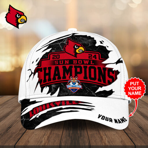 Personalized Louisville Cardinals Football cap OVERSIZEDTEE 69 01