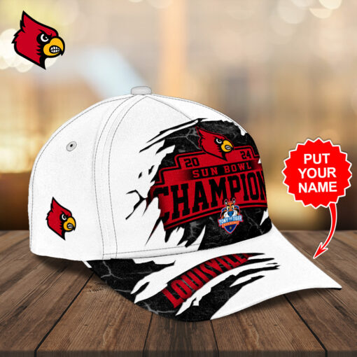 Personalized Louisville Cardinals Football cap OVERSIZEDTEE 69 02