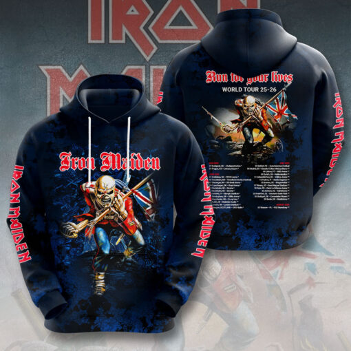 IRMA Band Iron Maiden Hoodie OVERSIZEDTEE 110