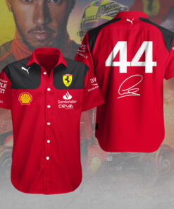 Lewis Hamilton Short Sleeve Dress Shirt OVERSIZEDTEE 100