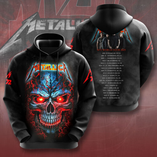 Metallica Band M72 World Tour 2025 Hoodie OVERSIZEDTEE 96