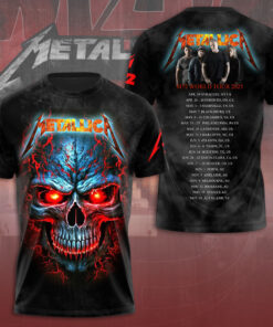 Metallica Band M72 World Tour 2025 T shirt OVERSIZEDTEE 96