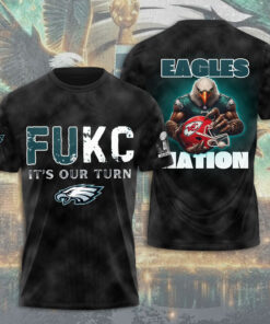 Philadelphia Eagles FUKC T shirt OVERSIZEDTEE 90