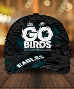 Philadelphia Eagles GO BIRDS cap OVERSIZEDTEE 93