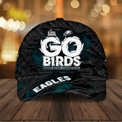 Philadelphia Eagles GO BIRDS cap OVERSIZEDTEE 93