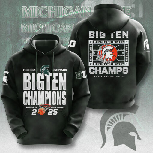 Michigan State Spartans Mens Basketball Hoodie OVERSIZEDTEE 116