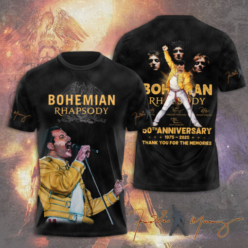 Queen Band x Freddie Mercury T shirt OVERSIZEDTEE 112