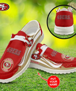 Best sellers Personalized San Francisco 49ers Dudes Shoes Loafer Shoes 01