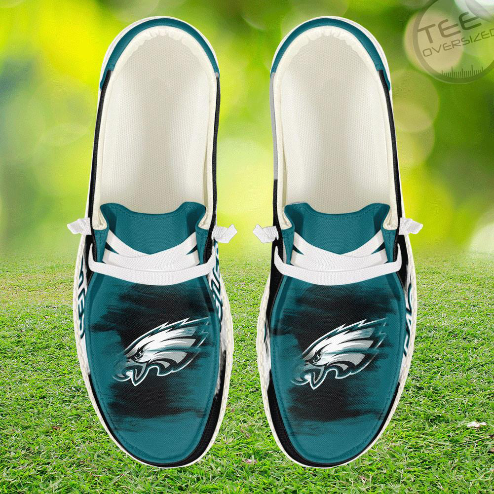 Philadelphia Eagles Dudes Shoes Loafer Shoes