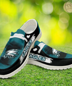 Philadelphia Eagles Dudes Shoes Loafer Shoes