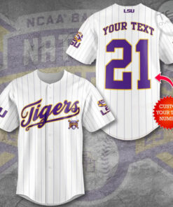 Best Sellers LSU Tigers Baseball Jersey 01
