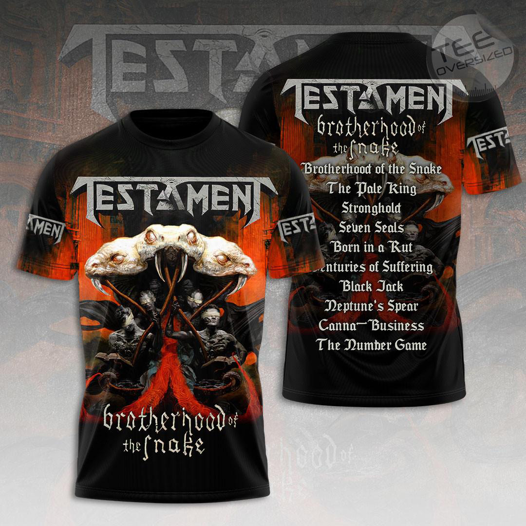Best sellers Testament Band T shirt 04