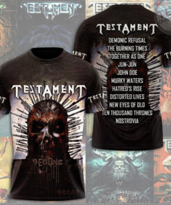 Best sellers Testament Band T shirt 06