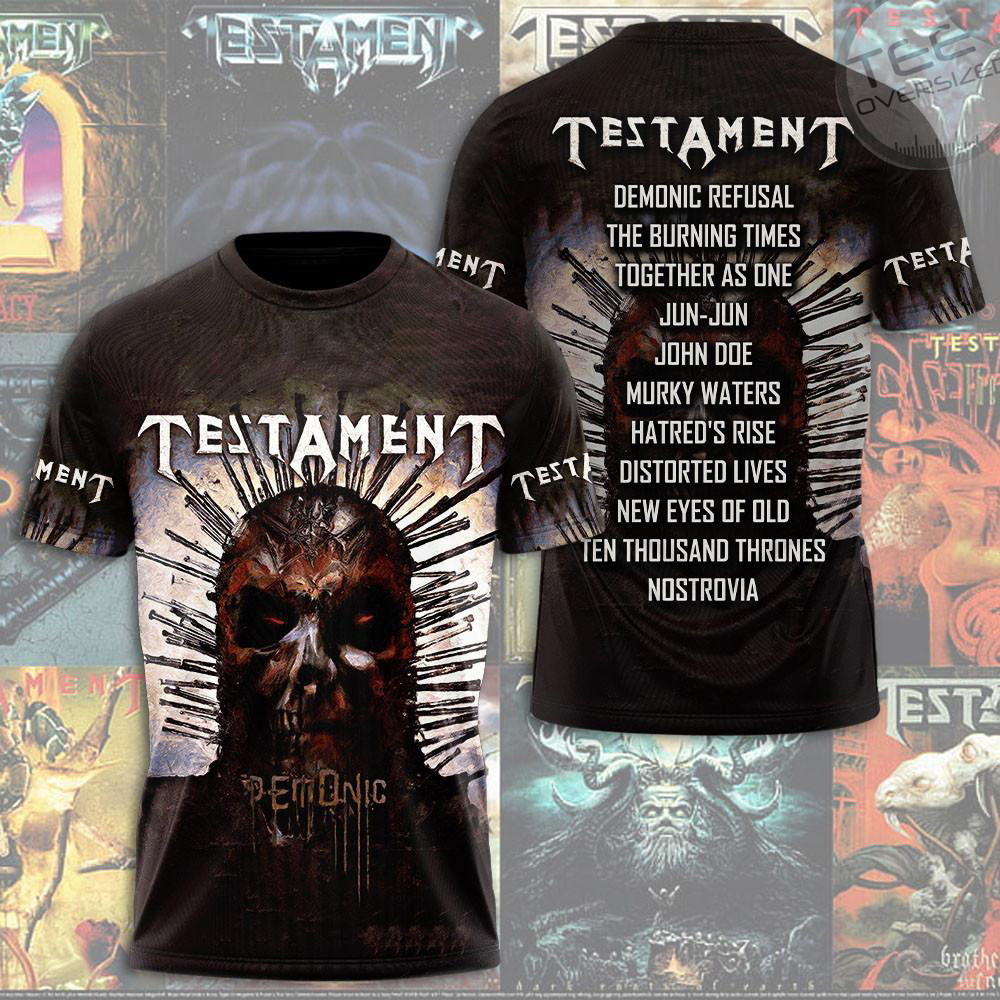 Best sellers Testament Band T shirt 06
