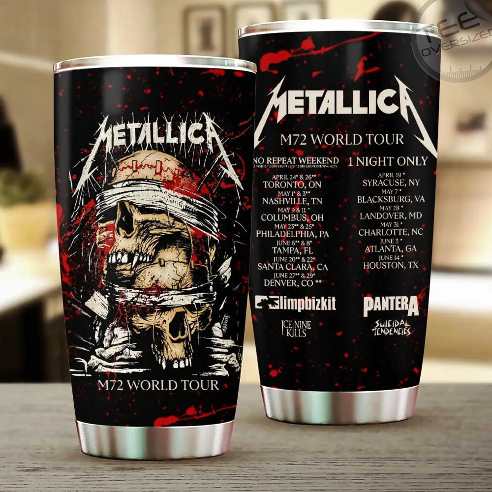 Best sellers Metallica Tumbler Cup 01