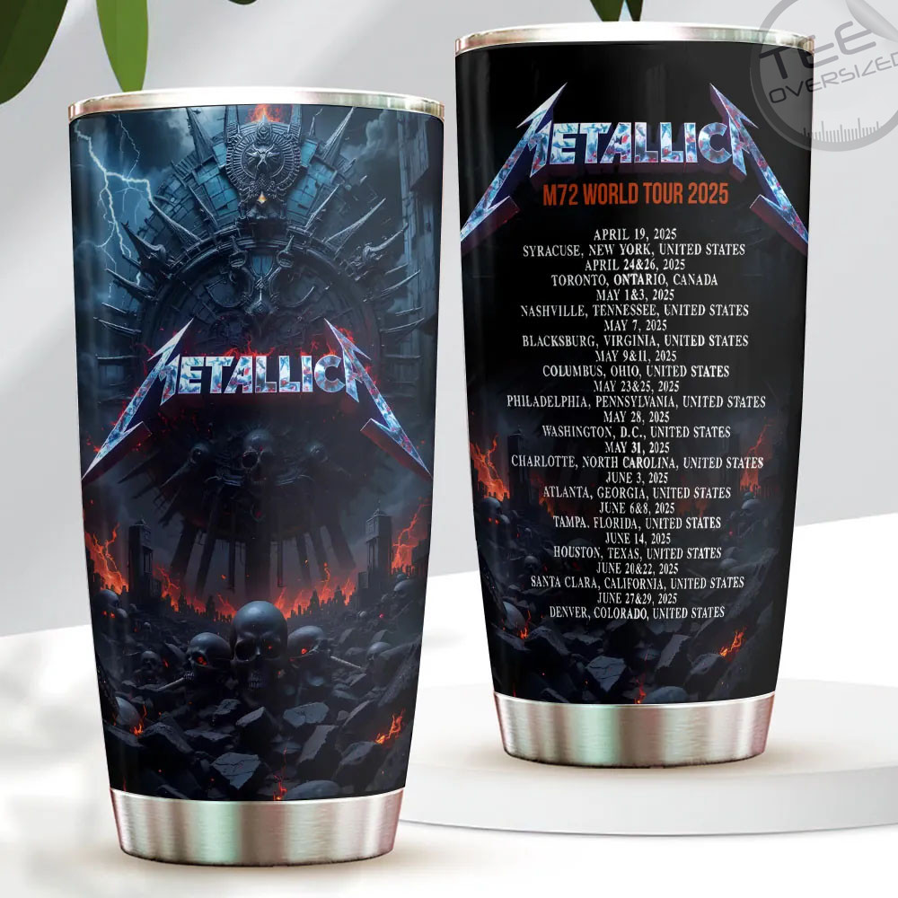 Best sellers Metallica Tumbler Cup 03