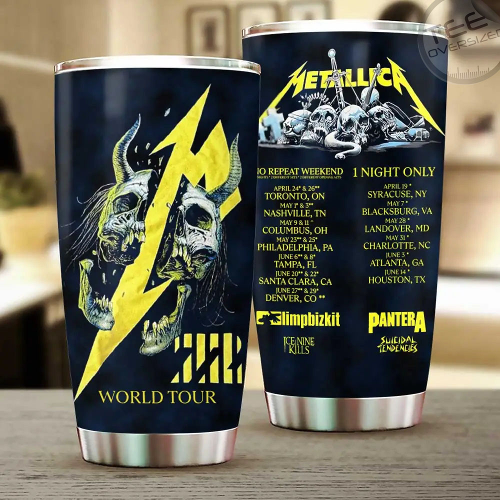 Best sellers Metallica Tumbler Cup 04