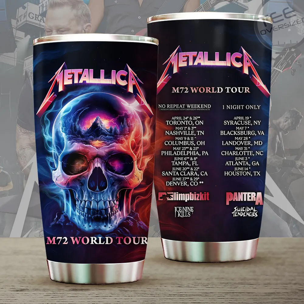 Best sellers Metallica Tumbler Cup 07