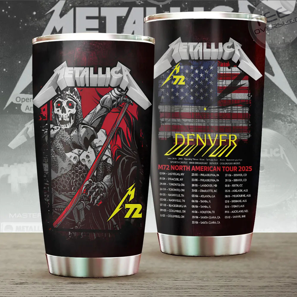 Best sellers Metallica Tumbler Cup 13