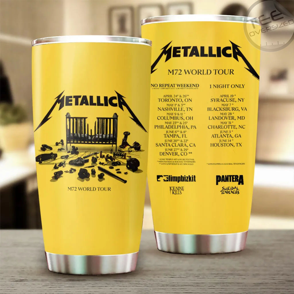 Best sellers Metallica Tumbler Cup 17