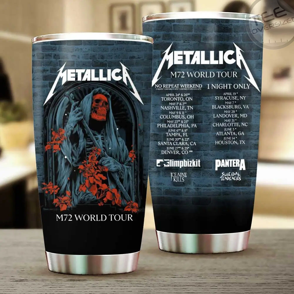 Best sellers Metallica Tumbler Cup 18