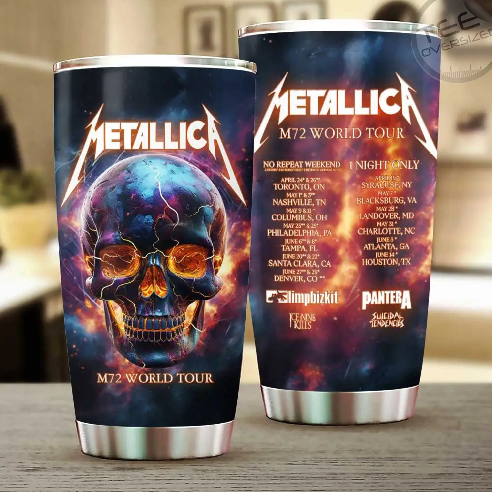 Best sellers Metallica Tumbler Cup 19