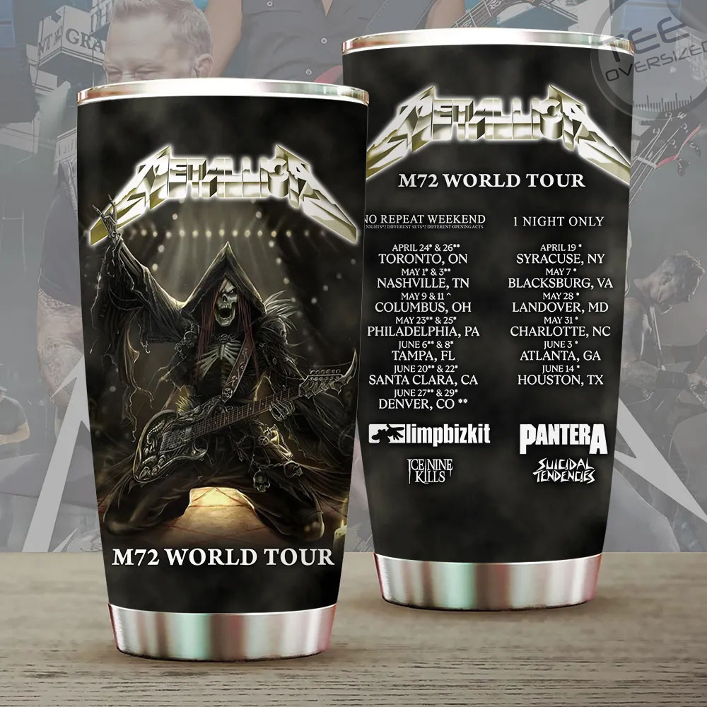 Best sellers Metallica Tumbler Cup 20