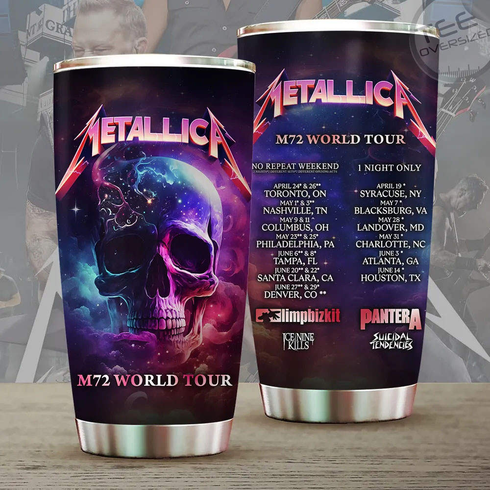Best sellers Metallica Tumbler Cup 21