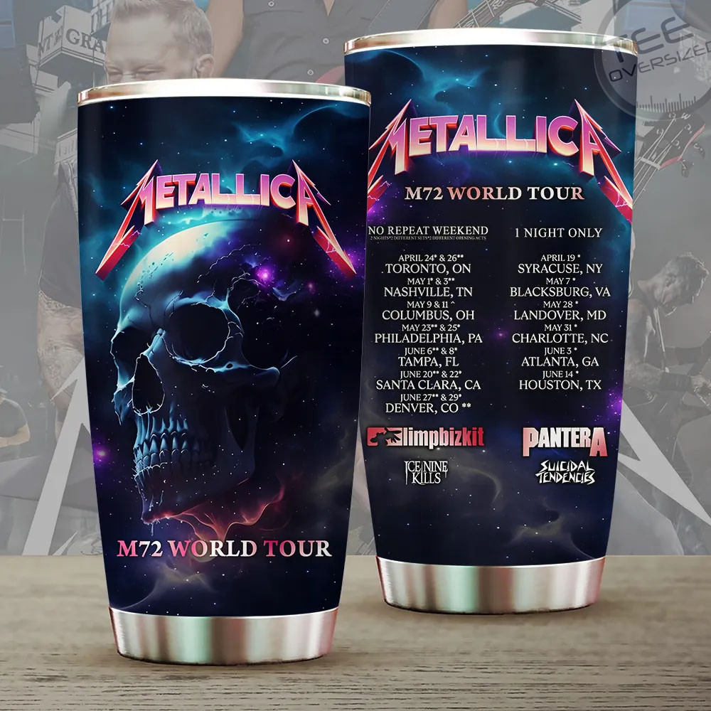 Best sellers Metallica Tumbler Cup 22