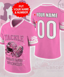 Denver Broncos x Breast Cancer Awareness Football Jersey