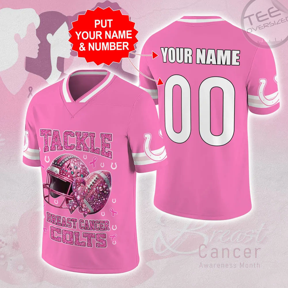 Indianapolis Colts x Breast Cancer Awareness Football Jersey