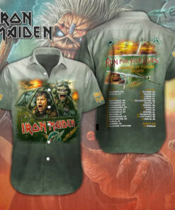 Iron Maiden Short Sleeve Dress Shirt 05