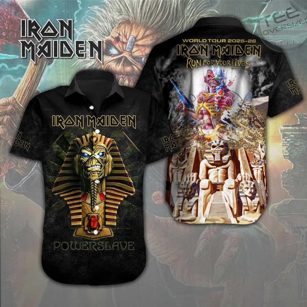 Iron Maiden Short Sleeve Dress Shirt 10