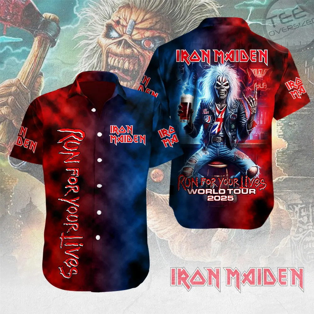 Iron Maiden Short Sleeve Dress Shirt 15