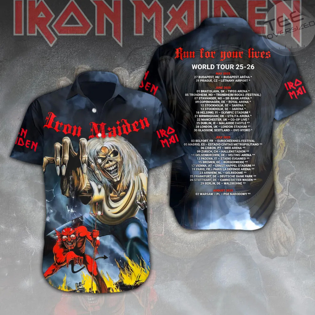 Iron Maiden Short Sleeve Dress Shirt 16