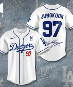 Los Angeles Dodgers x BTS Jungkook Baseball Jersey
