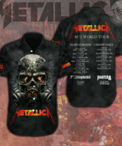 Metallica Short Sleeve Dress Shirt 12
