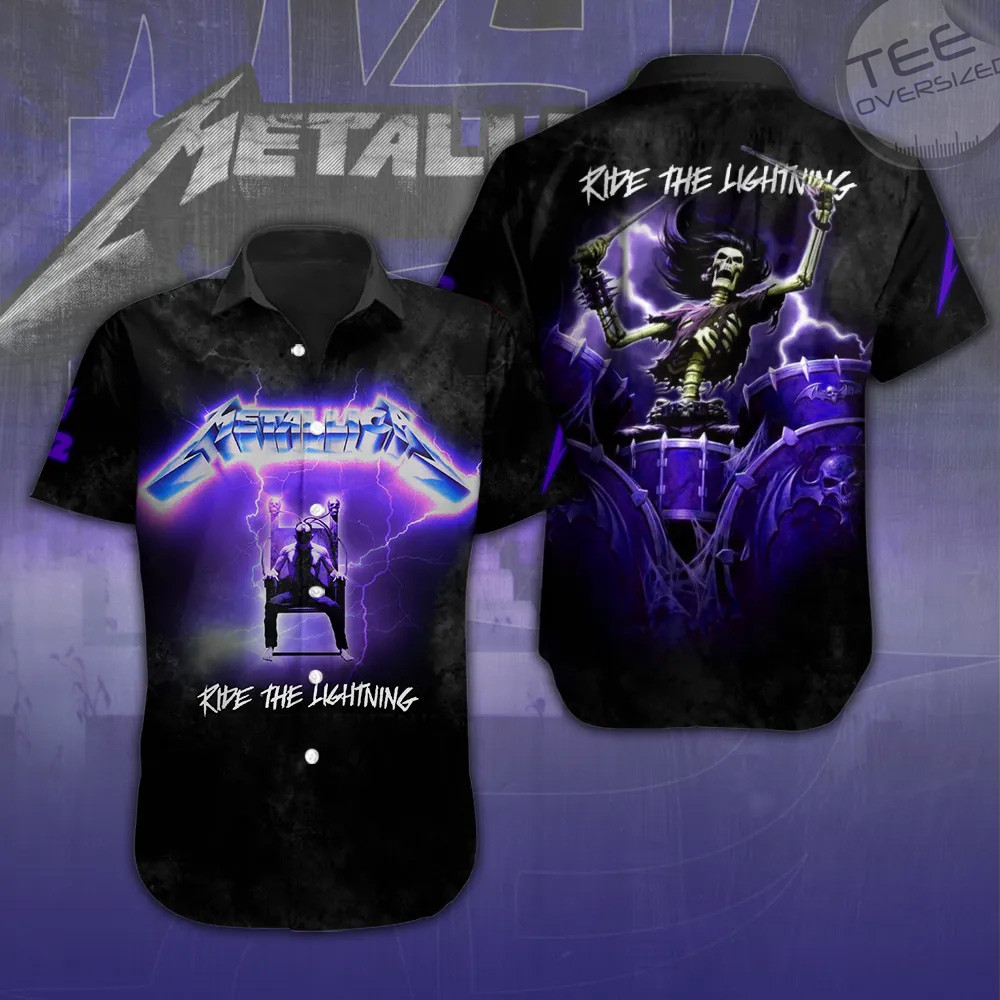 Metallica Short Sleeve Dress Shirt 18